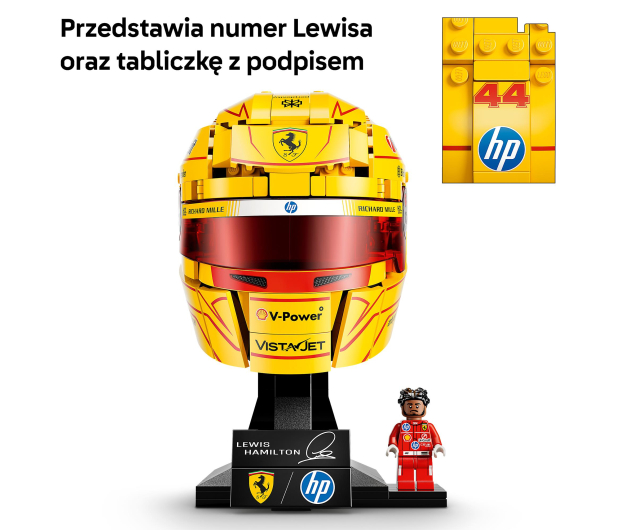 LEGO EDITIONS 43022 Kask Lewis Hamilton Scuderia Ferrari HP - 1517903 - zdjęcie 7